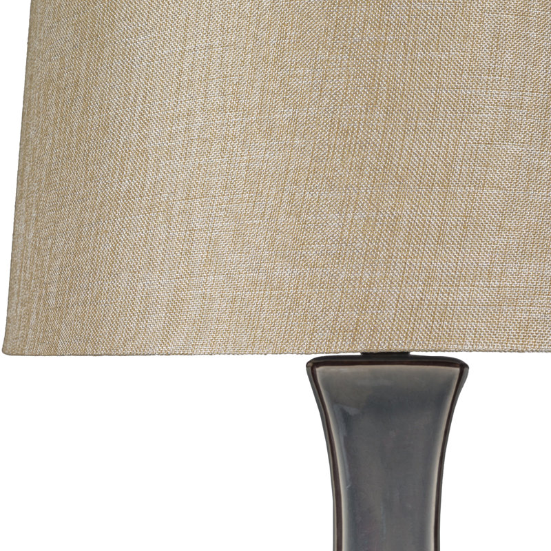 Lampe de table H 31 po Sterling, Gris