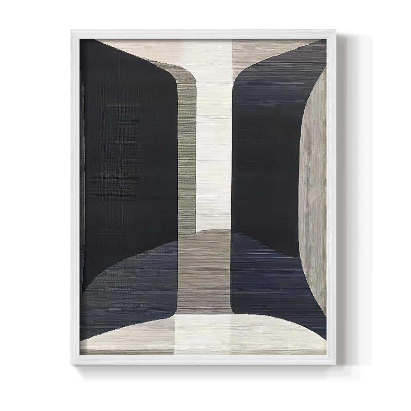 "ABSTRACT Series DCLIX" par J Paul, Blanc / Blanc, H 29 po x l 23 po