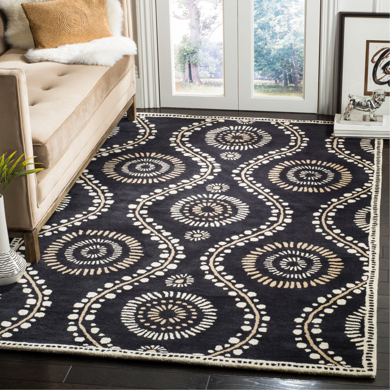 Tapis en laine touffeté à la main Coreatha Martha Stewart, Rectangle 9 pi x 12 pi