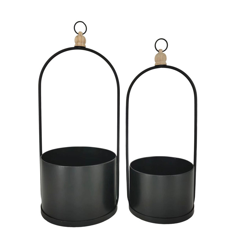 Pot à fleurs suspendu en métal Cadance