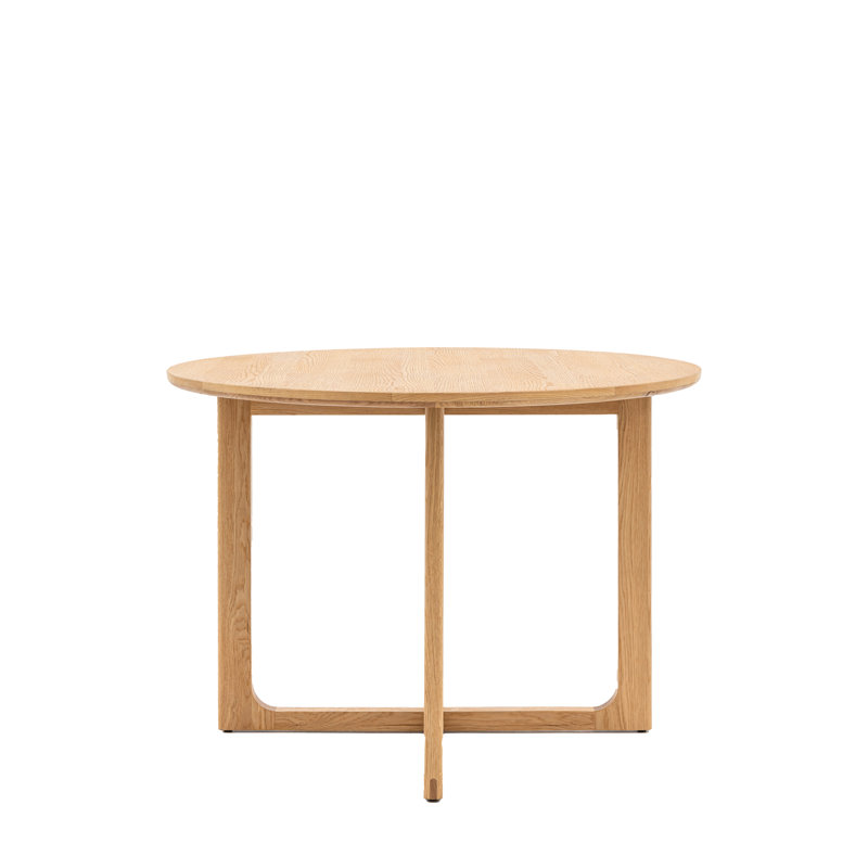 Rushford Round Dining Table, Natural