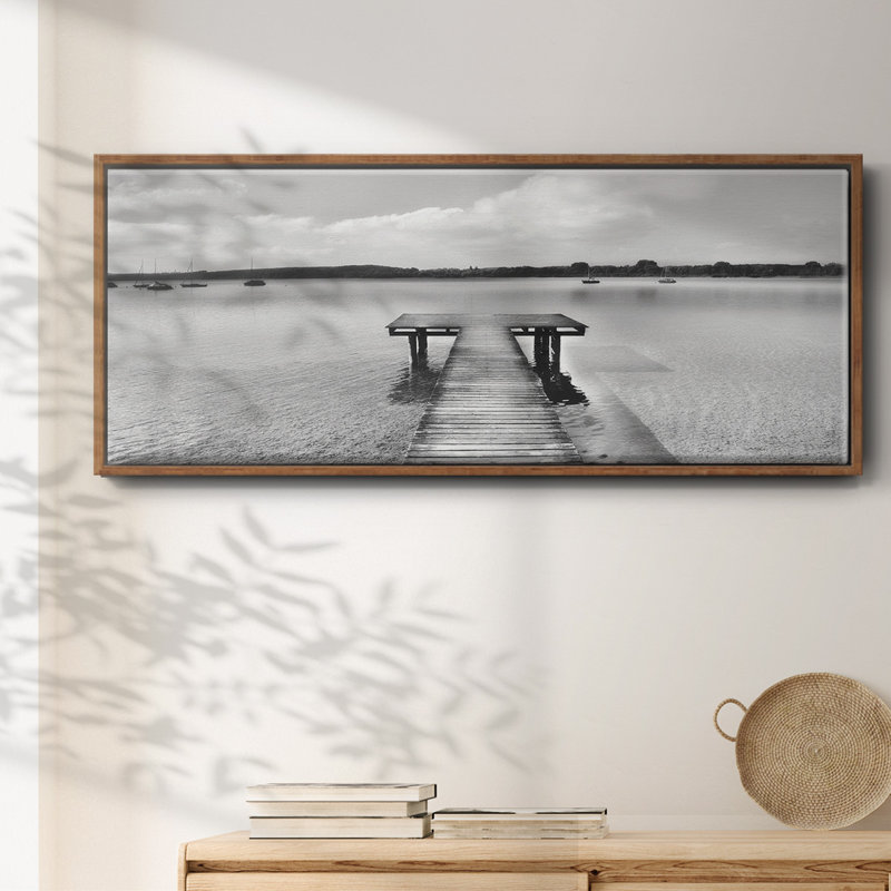 Look Inside- Framed Canvas, 24" H x 60" W