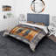 Ensemble de housse de couette designart de porte antique avec porte-lions à helsinki, finlande-35228543