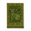Tapis vert tissé à motif floral lavable Mosso-1799640094