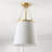 Vela 1 - Light Gold Cone Pendant