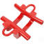Extracteur de quart 6 pouces, outils de dépose de carrosseries universels, rouge