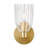 Whistler 1-Light Wall Sconce in Natural Brass