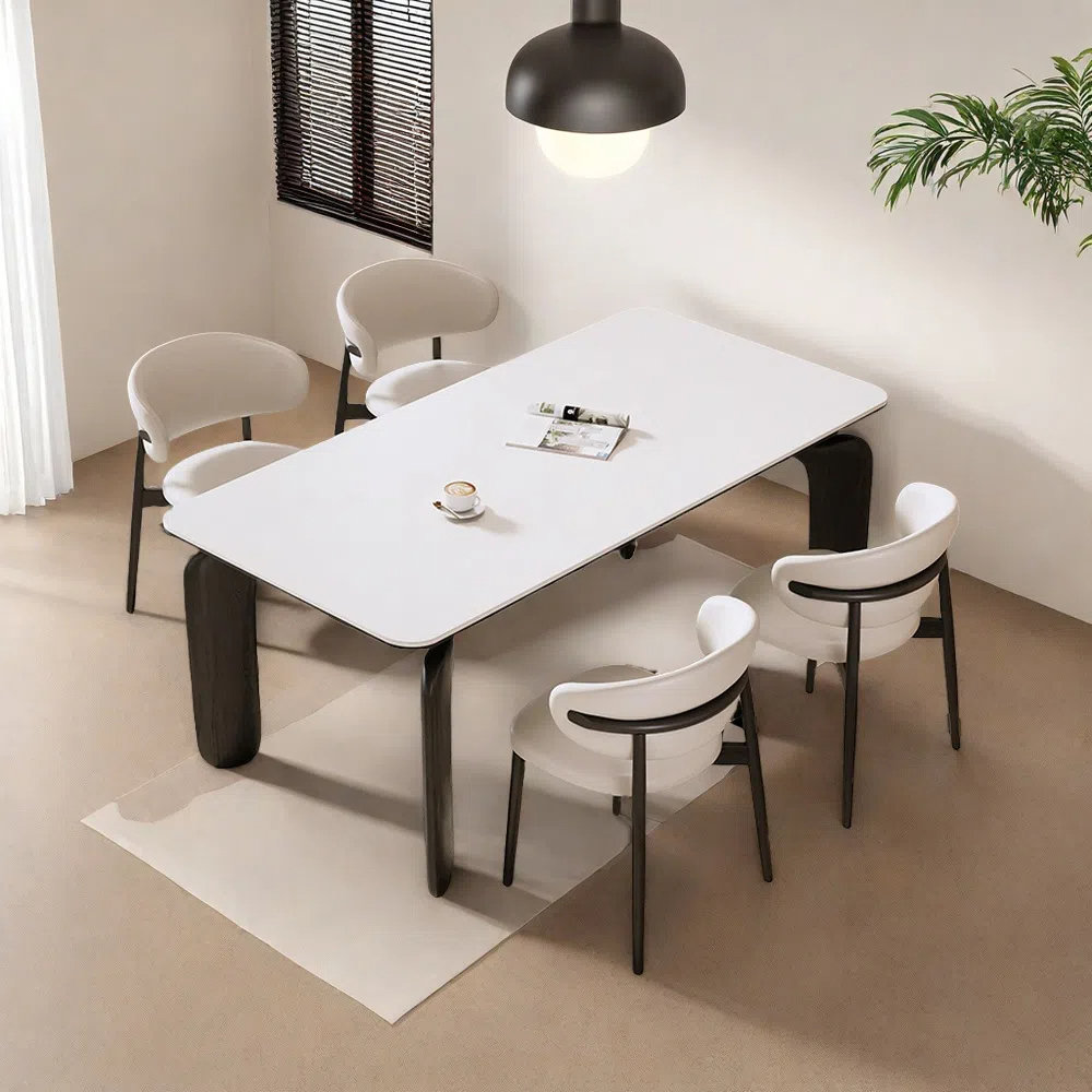 ACMISH Modern minimalist dining table and chair set - Wayfair Canada