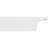 6"W x 6"H x 20"L Standard Huntington Architectural Grade PVC Rafter Tail-37851216