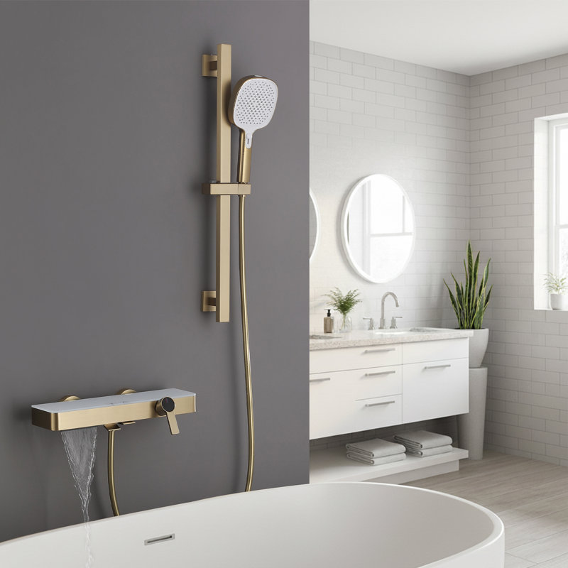 Ensemble de douche moderne multifonctionnel à température constante Ensemble de douche simple à eau chaude et froide