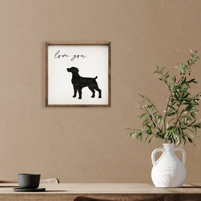 Love You Brittany Spaniel White