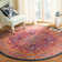 Annette Oriental Fuchsia/Orange Area Rug