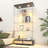 Modern Glass Display Cabinet With Large Drawers-1451932909