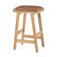 Tabouret en bois rembourré - ensemble de 2-922746035
