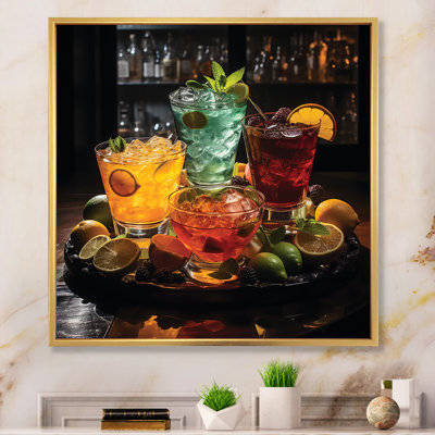 «Cocktail Impression I» sur toile