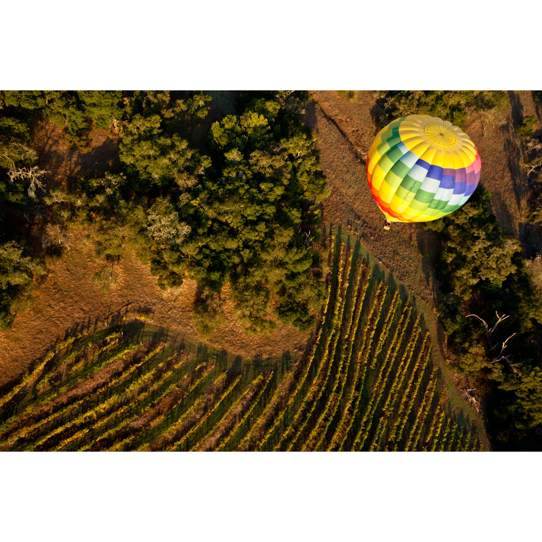 Heißluftballonfahrt von Epicurean - Leinwandbild auf Leinwand