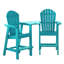 Chaise Adirondack d'extérieur en bois Bronya-134206156