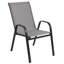 Aundreia 7-Piece Stackable Patio Dining Set with Glass Top Table-980595070