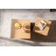 Ensemble de 2 tables basses gigognes en bois naturel