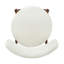 Tabouret de comptoir Mid-Century moderne (ensemble de 2) noyer + beige-118737594