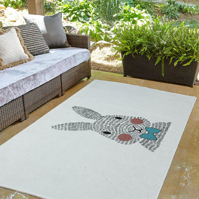 Elioth Chenille Animal Print Indoor Rug