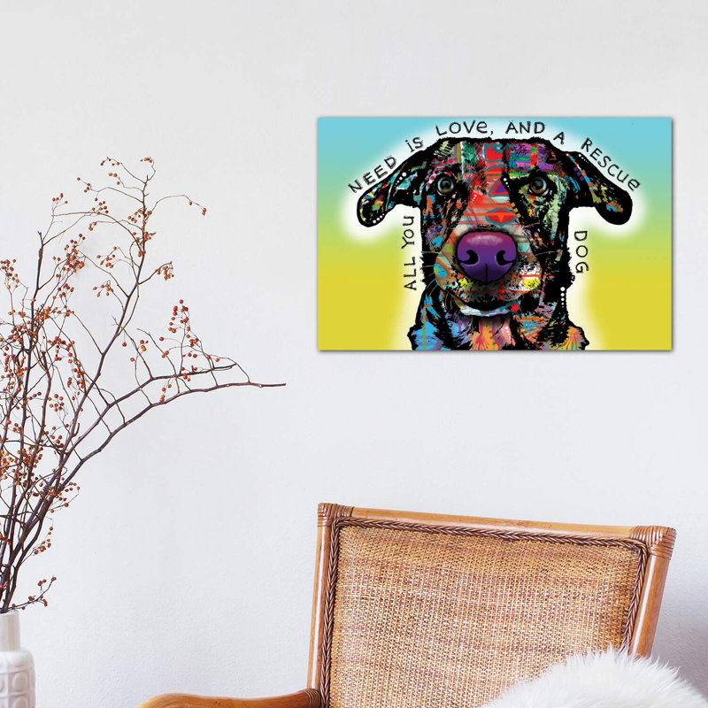 Love And Rescue by Dean Russo - Wrapped Canvas Print, 30.48 cm H x 45.72 cm W