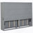 Full Size Murphy Bed Wall Bed,Gray-1332671223-1332671216