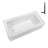 Streamline 60 in. x 30 in. Acrylic Left-Hand Drain Alcove Bathtub in Glossy White With External Drain-101699316