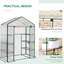 Outsunny 2,5 pi. L 4,5 pi. D Hobby Greenhouse