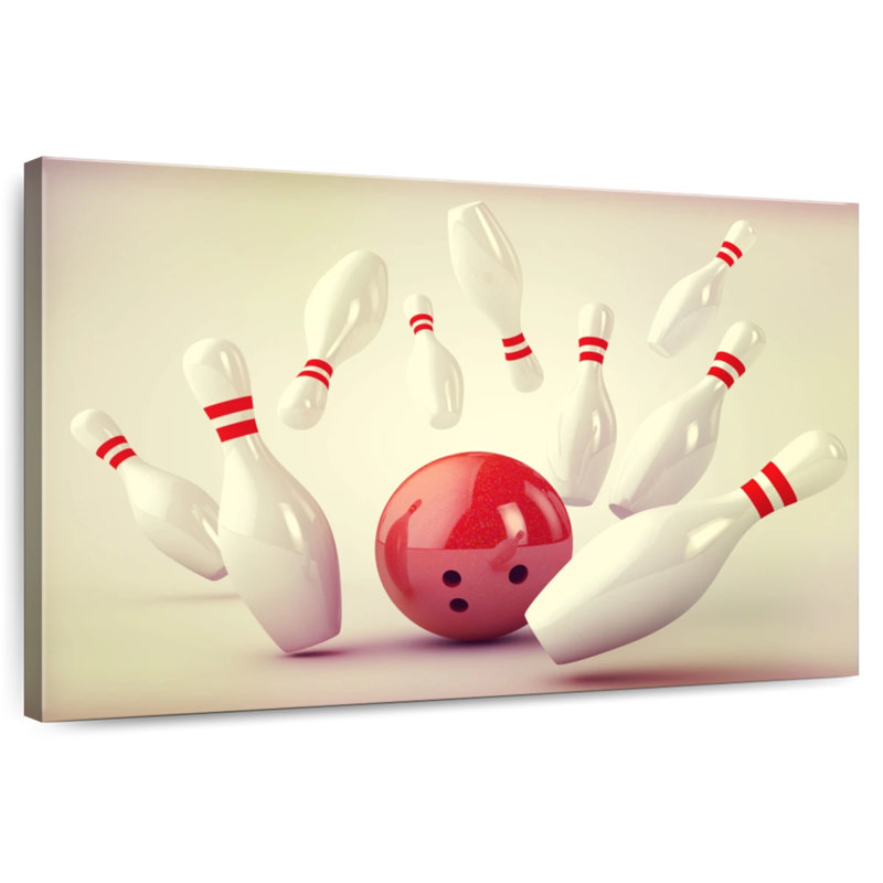 Bowling Strike, 20" H x 30" W