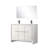 48" X 20.27" White Bath Vanity With Quartz Countertop, Metal Faucet And 43 In. Mirror - Scratch Stain Protected Surface 20" Top, Included Stain-