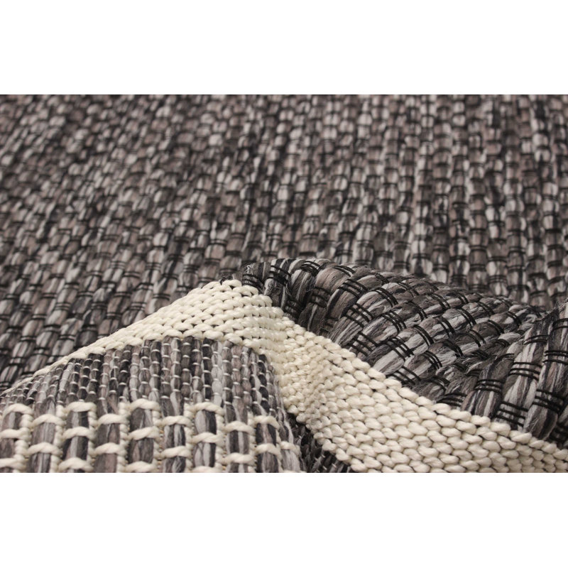 Brooks Charcoal Rug, Rectangle 5' x 8'