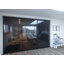 Cloison 3 panneaux coulissants en verre fumé avec structure en aluminium Silent Glide-49164193-49164191