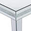 Glass Mirrored Coffee Table Set of 3