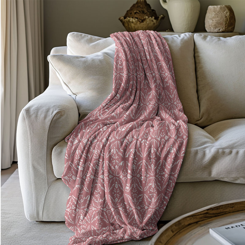 Pink Green Dream - 1 Piece Premium Sherpa Blanket, L 60 po x L 80 po
