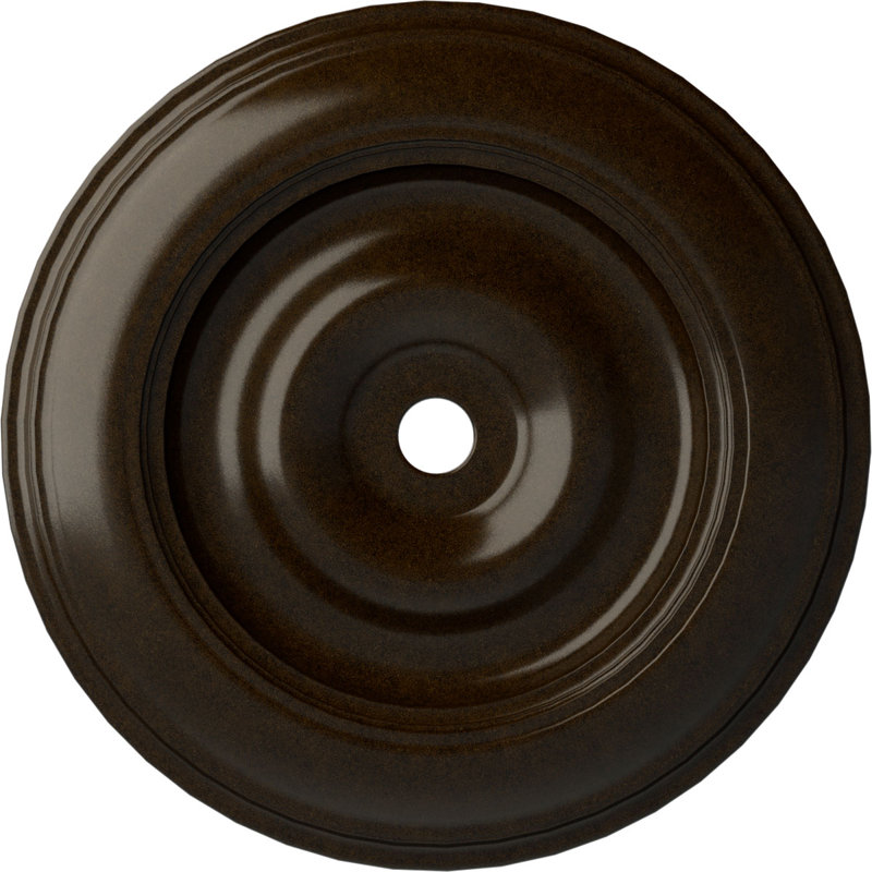 Médaillon de plafond Endurathane Classic, DO 44 1/2 po x P 4 po x P 4 po (convient aux auvents jusqu'à 8 1/4 po), Bronze