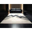 Tapis beige doux et moelleux à motif géométrique minimaliste Olivet-1350350805