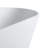 63" Freestanding Solid Surface Soaking Bathtub
