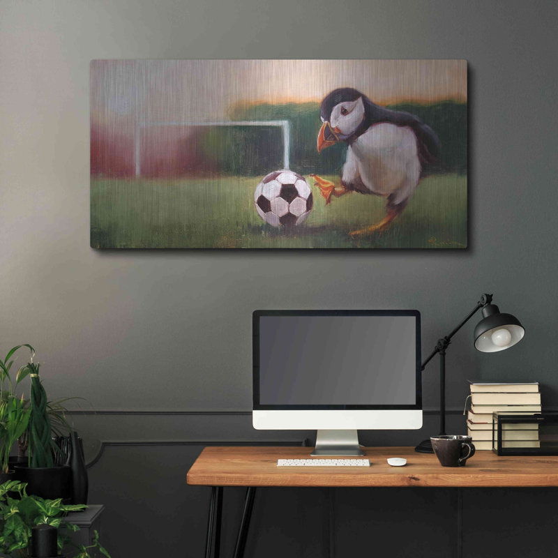 " Sidekick " by Lucia Heffernan, 24" H x 48" W