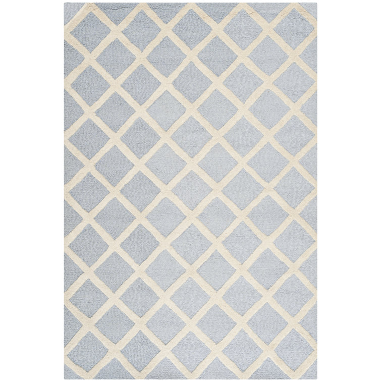 Sanyla Hand Tufted Wool Geometric Rug