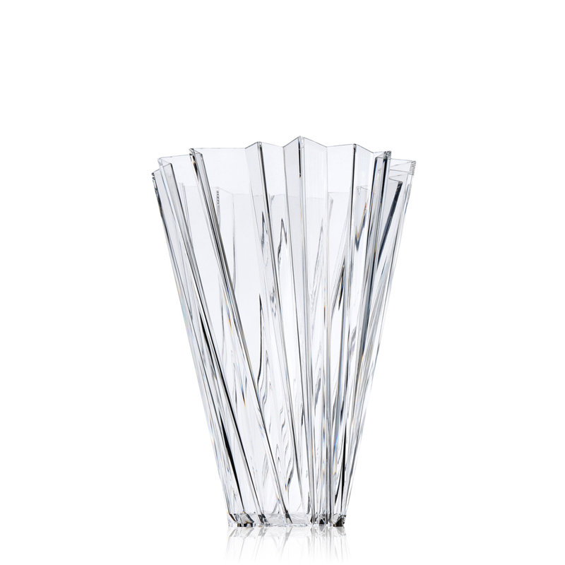 Vase Shanghai, Cristal transparent