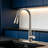 Topcraft Single Handle Single Hole Pull Down Kitchen Sink Faucet with Deck Plate-71541377