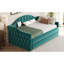 Lit de jour simple rembourré avec lit gigogne, charge, confortable pour deux personnes, lit idéal petit espace moderne sans sommier-780398033