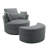 Niama Upholstered Lounge Chair With Pillow-1354420689