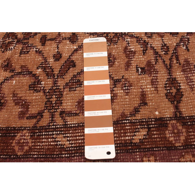 Sofieke One-of-a-Kind 5'5" X 9'2" 1990s Wool Area Rug in Brown