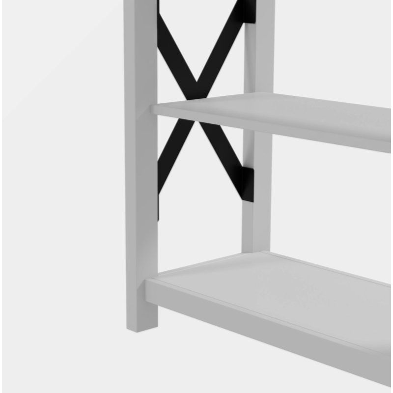 Table d'appoint avec station de charge, table de bout avec 2 ports USB et 1 prise, tablettes de rangement