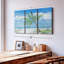 «Palm Tree Paradise», 3 pièces sur toile-98562470