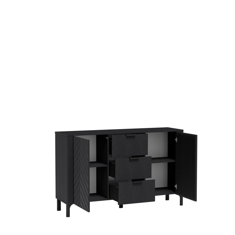 Taranique 153cm W 3 - Drawer Chest of Drawers