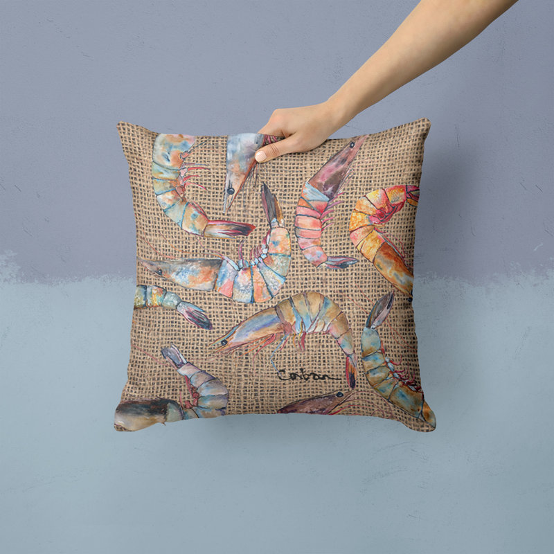 Coussin intérieur/extérieur crevette