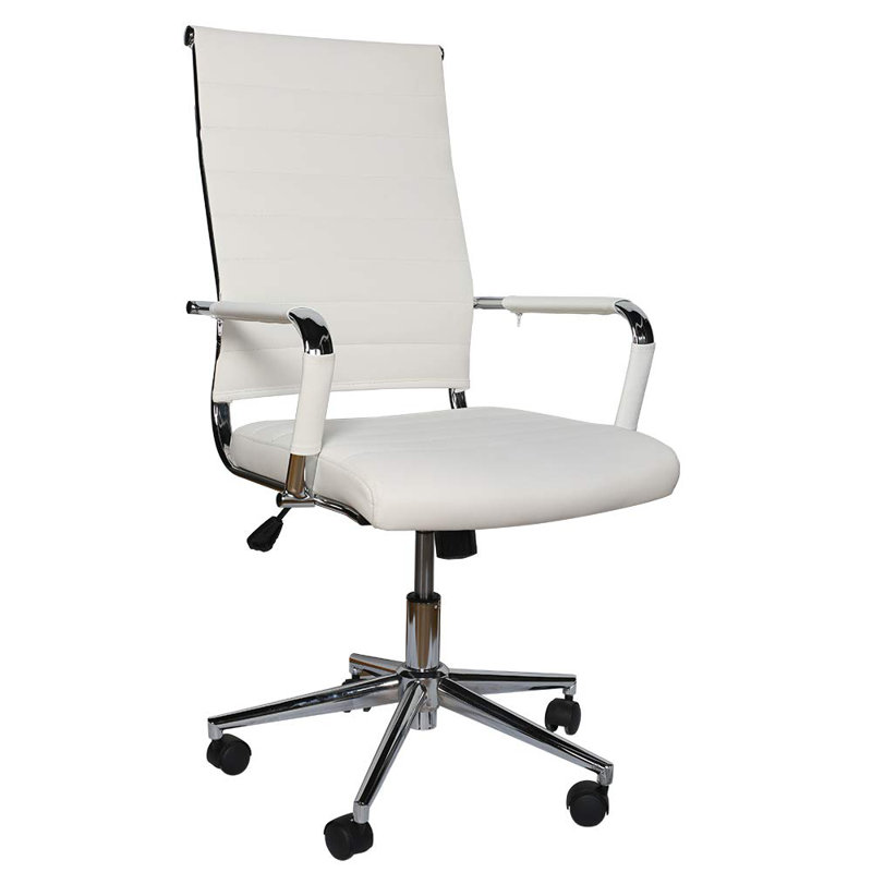 Fauteuil de conférence Yumi, Blanc